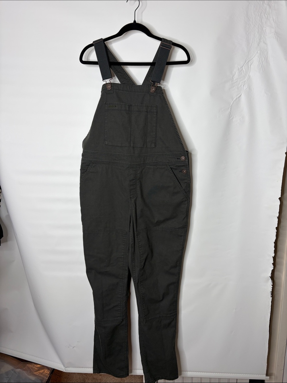 REI Women's Dark Olive Overalls size 12